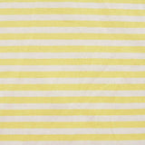 Yellow Horizontal-Stripe Knit, Cotton — texture