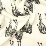 Black Zebra Knit, Viscose