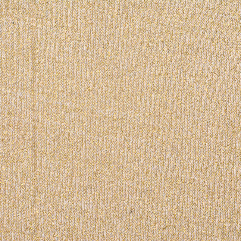 Beige Marl Chunky Knit, Poly-Metallic