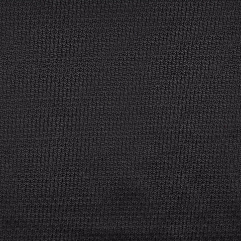 Jacquard 100% Polyester Interlock Knit Fabric, 170 gsm — Black