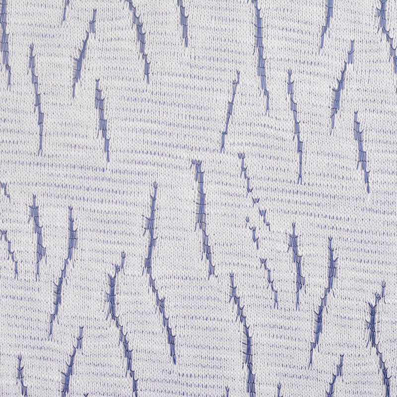 Lavender Vertical-Line Jacquard, Poly-Cotton