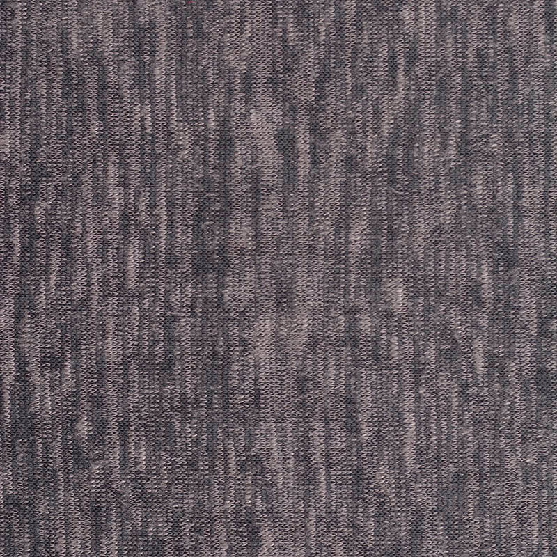 Dark Grey Heathered-Marl Jersey Knit, Poly-Viscose, 270 gsm