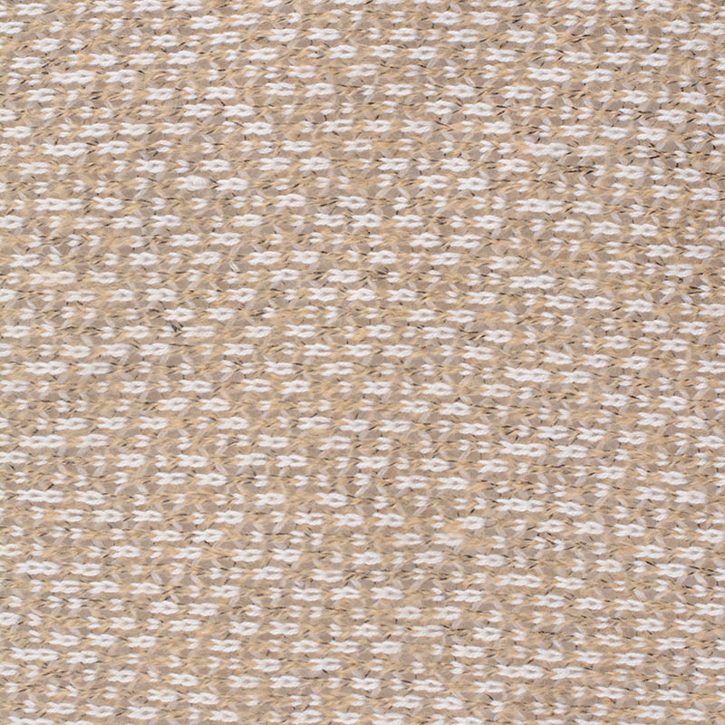 Jacquard Polyester Acrylic Chunky Knit Fabric, 234 gsm — Beige