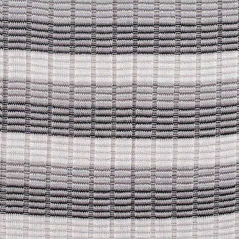 Grey Check Rib Knit, Viscose