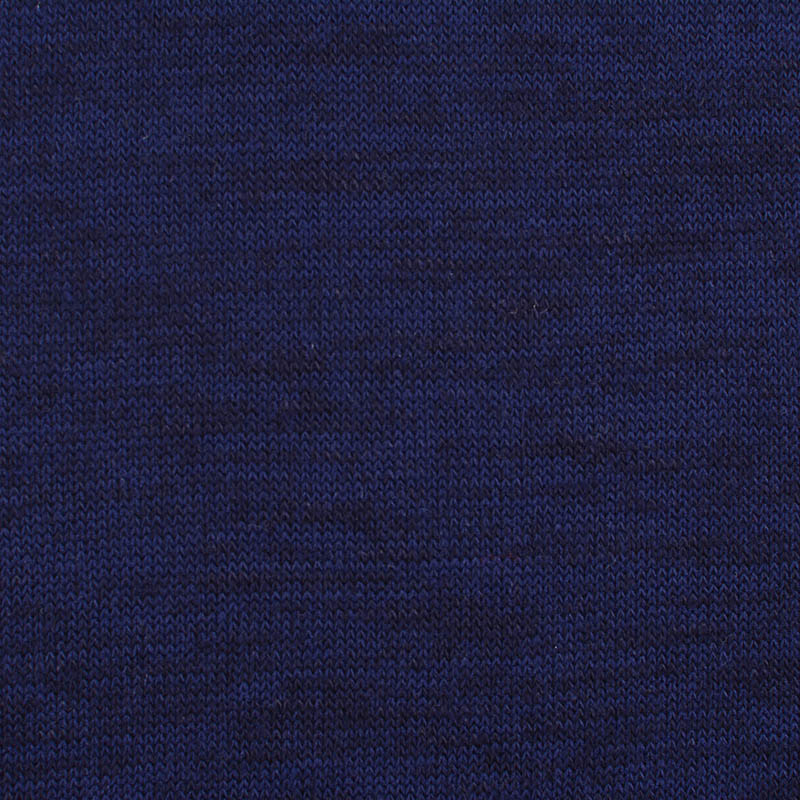 Dark Blue Marl Chunky Knit, Poly-Viscose, 208 gsm