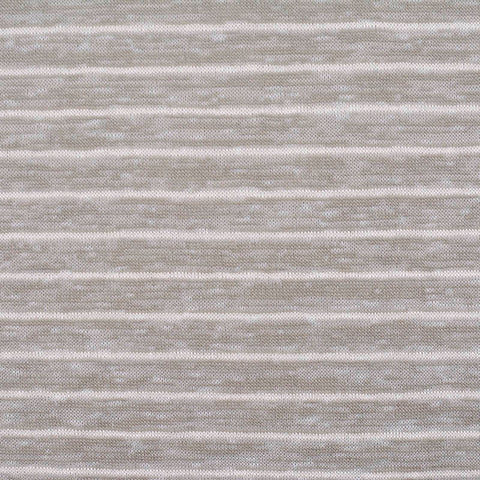 Grey Horizontal-Stripe Jersey Knit, Poly-Viscose, 162 gsm