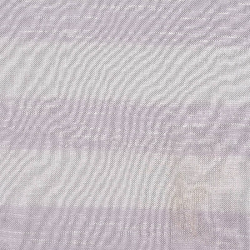 Heathered Lavender Horizontal-Stripe Chunky Knit, Poly-Acrylic