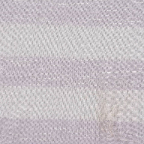 Heathered Lavender Horizontal-Stripe Chunky Knit, Poly-Acrylic