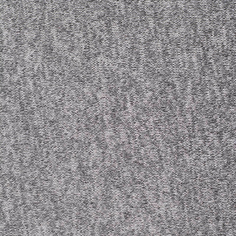 Grey Heathered-Marl Jersey Knit, Poly-Viscose, 187 gsm