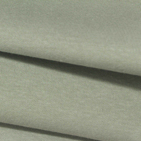 Cotton Polyester Fleece Fabric, 390 gsm, 165 cm — Green