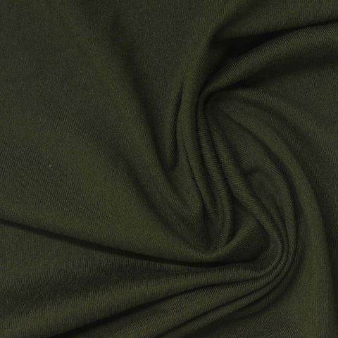 Dark Olive Milk Silk Knit, Polyester