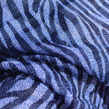 Jacquard Viscose Polyester Chunky Knit Fabric, 308 gsm, 100 cm — Navy — photo 2