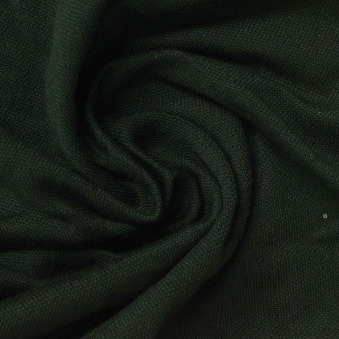 Cotton Polyester Piqué Knit Fabric, 210 gsm, 185 cm — Green