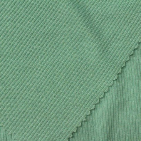 Mint Ribbed Rib Knit, Poly-Viscose