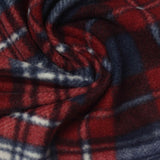 Red Plaid Fleece, Polyester — photo 2