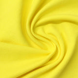 Cotton Stretch French Terry Fabric, 290 gsm, 180 cm — Yellow — photo 2