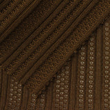 Brown Openwork Pointelle Knit, Polyester — photo 2