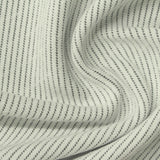 White Diagonal-Stripe Knit, Polyester — photo 2