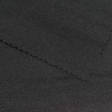 Dark Grey Marl Ponte Knit, Viscose-Nylon, 240 gsm