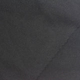Nylon Viscose Stretch Ponte Knit Fabric, 280 gsm, 160 cm — Black — photo 2