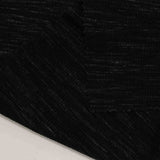 Black Marl Rib Knit, Viscose — photo 2