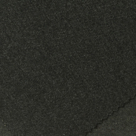 Dark Grey Heathered-Marl Knit, Poly-Viscose, 420 gsm