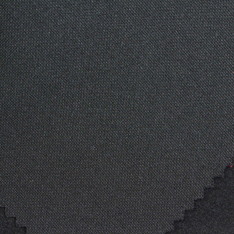 Black Brushed Fleece, Polyester