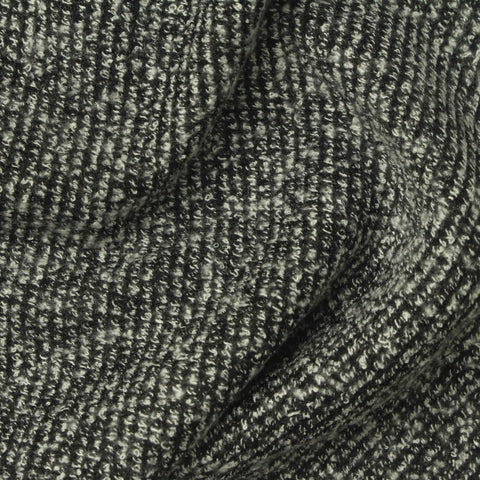 Black Flecked Chunky Knit, Poly-Viscose