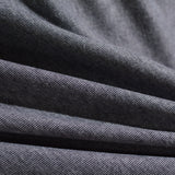 Heather Grey Marl Interlock Knit, Polyester — photo 2