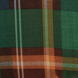 Green Plaid Voile, Viscose — photo 2