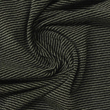Light Grey Horizontal-Stripe Jersey Knit, Poly-Viscose — photo 2