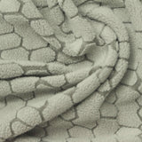 Light Grey Textured Fleece, Polyester — photo 2