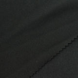 Polyester Viscose Stretch Chunky Knit Fabric, 210 gsm, 160 cm — Black — photo 2