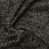 Black Marl Chunky Knit, Poly-Viscose — photo 2
