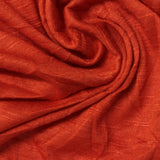 Rust Textured Jersey Knit, Poly-Viscose — photo 2