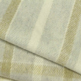 Cream Plaid Scuba Knit, Polyester — photo 2