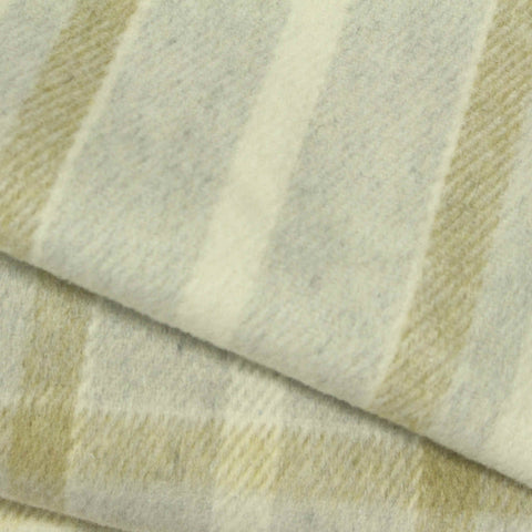 Cream Plaid Scuba Knit, Polyester