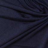Viscose Stretch Jersey Knit Fabric, 160 gsm, 165 cm — Navy — photo 2