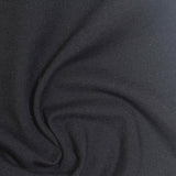 Viscose Nylon Stretch Ponte Knit Fabric, 310 gsm, 160 cm — Black — photo 2