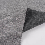 Grey Marl Interlock Knit, Poly-Cotton — photo 2