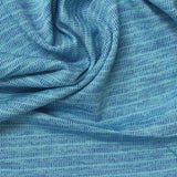 Blue Marl Jersey Knit, Polyester — photo 2