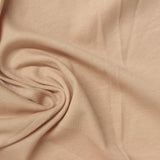 Tencel Lyocell Polyester Blend Rib Knit Fabric, 150 gsm, 150 cm — Beige — photo 2