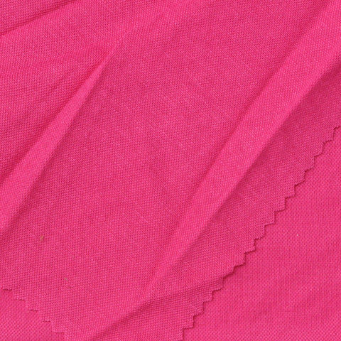 Viscose Nylon Piqué Knit Fabric, 180 gsm, 160 cm — Pink