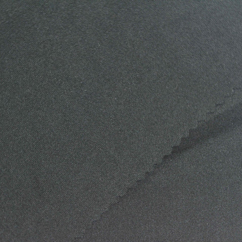 Polyester Stretch Sateen Fabric, 260 gsm, 160 cm — Navy