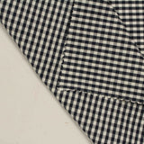 Black Check Woven, Cotton — photo 2