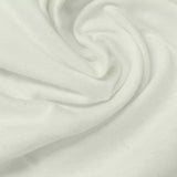 100% Cotton Jersey Knit Fabric, 140 gsm, 150 cm — White — photo 2