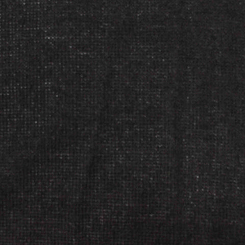 Polyester Stretch Chunky Knit Fabric, 160 gsm, 152 cm — Black