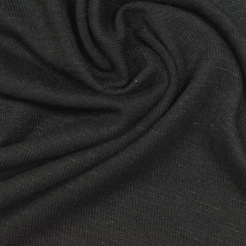Dark Grey Marl Jersey Knit, Poly-Viscose, 185 gsm, ref EF-254235