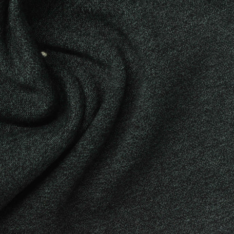 Dark Grey Marl Velvet, Poly-Cotton, 380 gsm