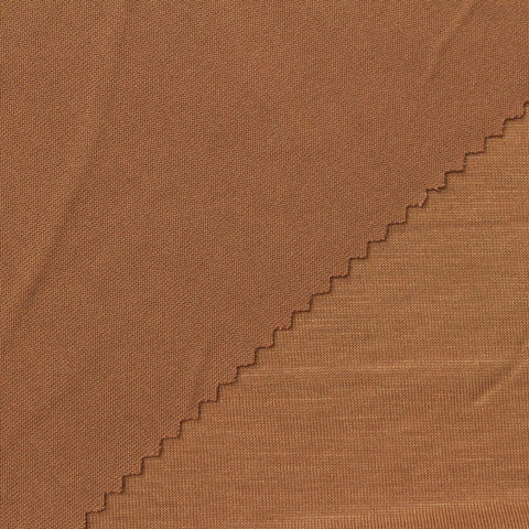 Washed Modal Polyester Knit Fabric, 200 gsm, 190 cm — Brown